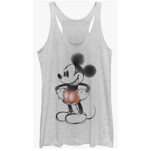 Disney Classic Mickey Watery Racerback Tank Top Shirt- Women's Sz S